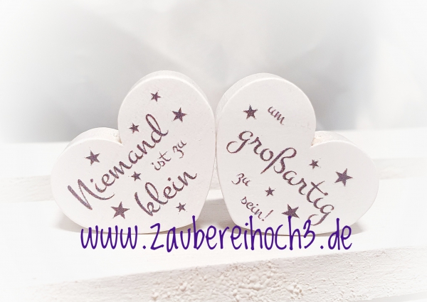 Wende MH Niemand ist zu klein um großartig zu sein!