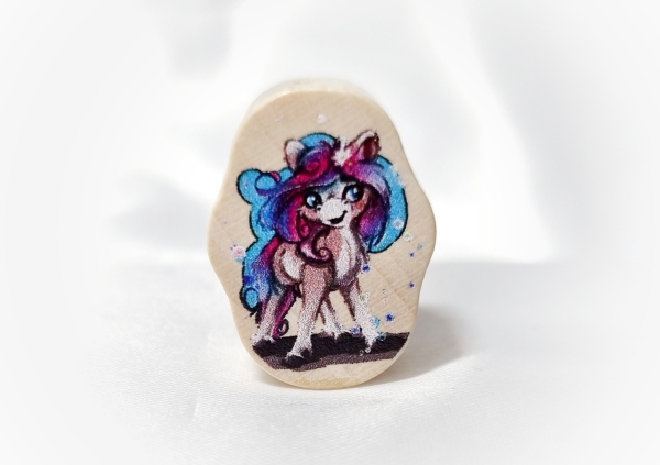 Formperle Bubble Pony pink