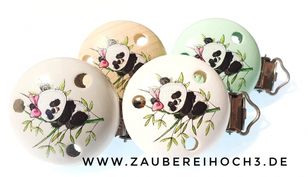 Motivclip Panda Mädchen