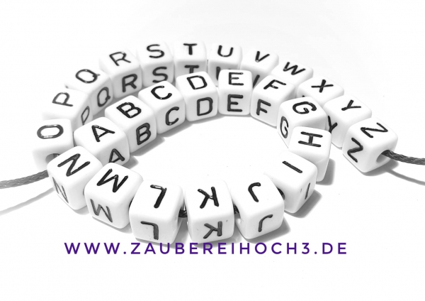 1x10 Kunststoffbuchstaben nach Wahl