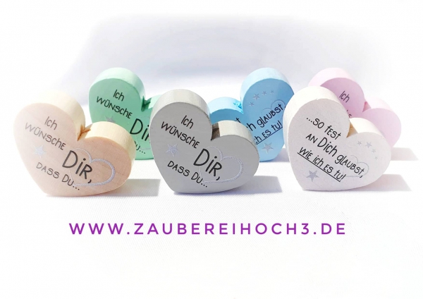 Wende MH Ich wünsche Dir, dass Du so fest an Dich glaubst, wie ich es tu!