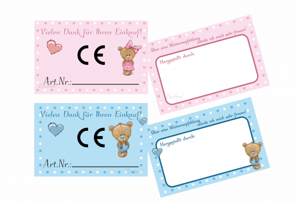 CE-Karten Teddys