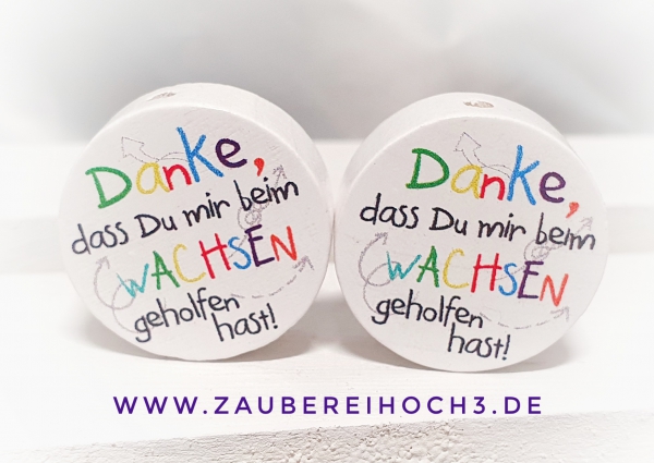 26er MS Danke, dass Du mir beim wachsen geholfen hast! BUNT