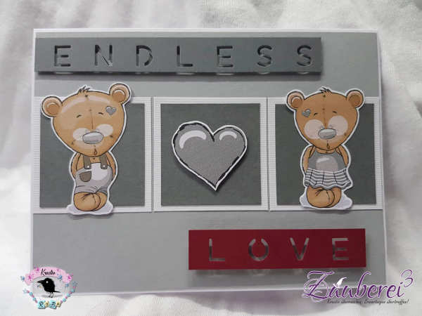 Print & Cut Datei Teddy Großeltern