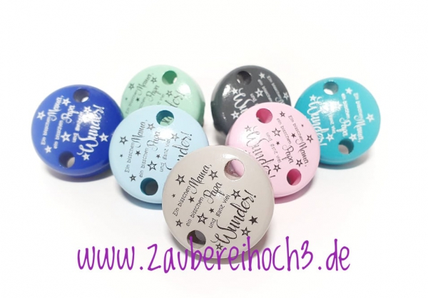 Motivclippie Ein bisschen Mama, ein bisschen Papa und ganz viel Wunder!