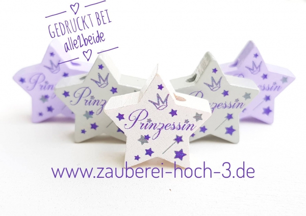 Motivstern Prinzessin lila