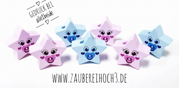 Motivstern Schnullerbaby