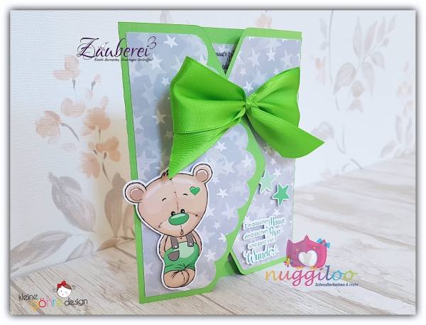 Print & Cut Datei Ein bisschen Mama, ein bisschen Papa und ganz viel Wunder