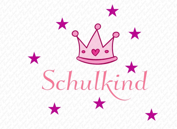 Plotterdatei Schulkind - Krone